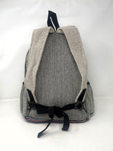 Unisex Large Pure Hemp Multi Pocket Backpack