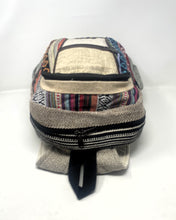 Unisex Large Pure Hemp Multi Pocket Backpack