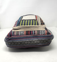Unisex Large Pure Hemp Multi Pocket Backpack