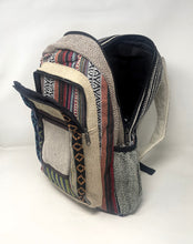 Unisex Large Pure Hemp Multi Pocket Backpack