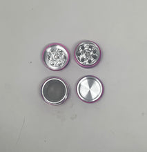 1.25" Herb Grinder w/Pollen Catcher & Magnetic Lid - 4 Pieces - Tie Dye