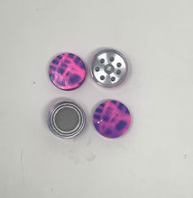 1.25" Herb Grinder w/Pollen Catcher & Magnetic Lid - 4 Pieces - Tie Dye
