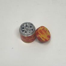 1.25" Herb Grinder w/Pollen Catcher & Magnetic Lid - 4 Pieces - Tie Dye