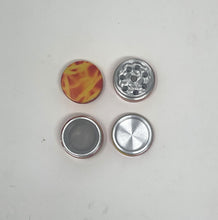 1.25" Herb Grinder w/Pollen Catcher & Magnetic Lid - 4 Pieces - Tie Dye