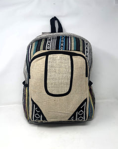 Himalayan All Natural Handmade Pure Hemp Laptop Large Backpack for Men or Women