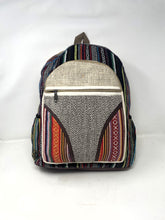 Natural Handmade Large Multi Pocket Hemp Nepal Backpack (THC FREE)