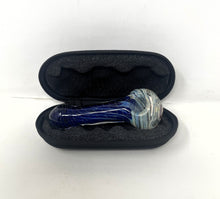 Perfect! Thick 5.5" Implosion Glass Hand Pipe w/Zipper Padded Pouch(Black)