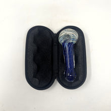 Perfect! Thick 5.5" Implosion Glass Hand Pipe w/Zipper Padded Pouch(Black)