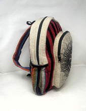 Handmade THC Free Pure Hemp Unisex Backpack - Om Design