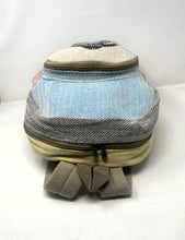 Large All Natural Pure Hemp Multi Pockets Laptop Backpack - Elephant Design