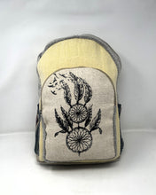 All Natural Pure Hemp Handmade Multi Pocket Large Laptop Backpack