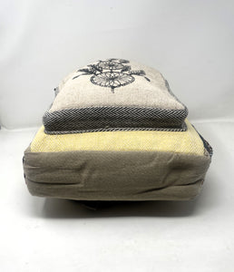 All Natural Pure Hemp Handmade Multi Pocket Large Laptop Backpack