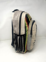 Large All Natural Pure Hemp  Laptop Sleeve Backpack - Owl Design
