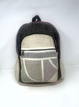 Unisex Himalayan Large Pure Hemp Multi Pocket Backpack