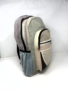 Himalayan Group All Natural Handmade Multi Pocket Pure Hemp Laptop Backpack