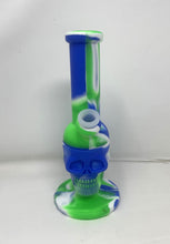 8" Silicone Detachable Unbreakable Bong Skull Design with Bowl