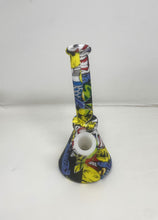 7" Silicone Detachable Unbreakable Beaker Bong with Bowl