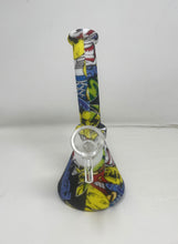 7" Silicone Detachable Unbreakable Beaker Bong with Bowl