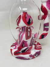 Lips Design 8" Silicone and Glass Rig with Silicone 9 hole Glass bowl