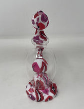 Lips Design 8" Silicone and Glass Rig with Silicone 9 hole Glass bowl