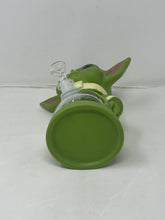 Collectible Adorable Baby Thick Silicone and Glass Yoda Bong with Bowl