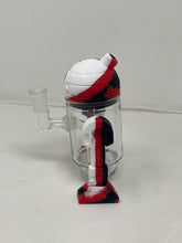 Cool Design Silicone and Thick Glass R2D2 5" Bong with Bowl