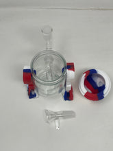 Cool Design Silicone and Thick Glass R2D2 5" Bong with Bowl