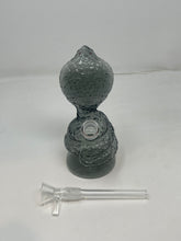 6" Thick Glass Bong Cobra Snake Design Downstem with Bowl attached