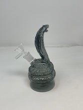 6" Thick Glass Bong Cobra Snake Design Downstem with Bowl attached