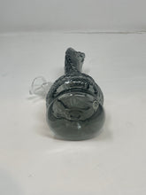 6" Thick Glass Bong Cobra Snake Design Downstem with Bowl attached