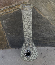 13" Collectible Heavy Beaker Bong and Glows in the Dark/Skulls 14mm Slide Bowls - BOO!