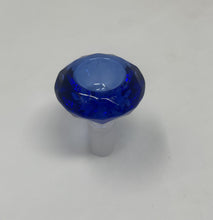 Unique Design 11" Thick Glass Rig Shower Perc. Blue Diamond Bowl