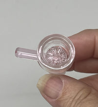 Beautiful Iridescent Light Green and Pink 5" Thick Glass Bong