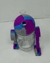 Cool Design Silicone and Thick Glass R2D2 5" Bong with Bowl