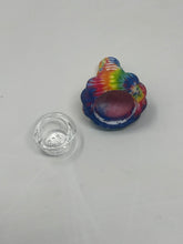Silicone Herb Bowl 14mm/18mm Dual Use Unbreakable - Tie Dye Design