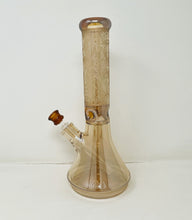Beautiful Shimmering Metalic 13" Thick Glass Beaker Bong
