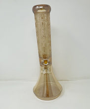 Beautiful Shimmering Metalic 13" Thick Glass Beaker Bong