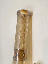Beautiful Shimmering Metalic 13" Thick Glass Beaker Bong