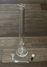 Awesome Thick Clear 23" Beaker Bong Pipe with 2 bowls