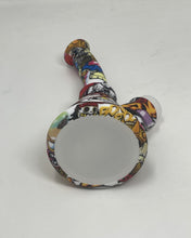 7" Silicone Detachable Unbreakable Beaker Bong Graphic Design with Bowl