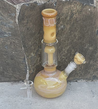 Beautiful Thick Glass Globe Base 10.5" Bong 6 Arm Tree Perc - 2 Bowls