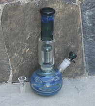 Beautiful Thick Glass Globe Base 10.5" Bong 6 Arm Tree Perc - 2 Bowls