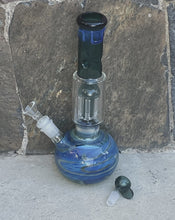 Beautiful Thick Glass Globe Base 10.5" Bong 6 Arm Tree Perc - 2 Bowls