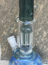Beautiful Thick Glass Globe Base 10.5" Bong 6 Arm Tree Perc - 2 Bowls