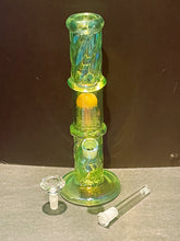 Dazzling Thick Twisted 12.5" Straight Water Pipe 8 arm tree percolator