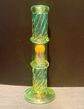 Dazzling Thick Twisted 12.5" Straight Water Pipe 8 arm tree percolator