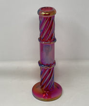 Beautiful Ruby Red Dazzling Thick Twisted 12.5" Straight Water Pipe 8 arm tree percolator