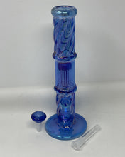 Dazzling Thick Twisted 12.5" Straight Water Pipe 8 arm tree percolator