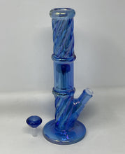 Dazzling Thick Twisted 12.5" Straight Water Pipe 8 arm tree percolator