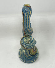 Cool swirl colors 6.5" Thick Glass Bubbler